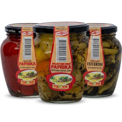Grillpaprika paketet - 3-pack