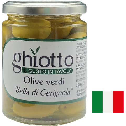 Oliv Grön Bella di Cerignola 280g