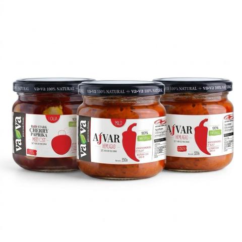 Ajvar och ostfyllda paprika 3-pack